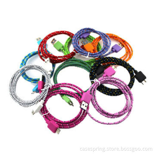 Braided fabric USB cable for Samsung Note 3/S5New